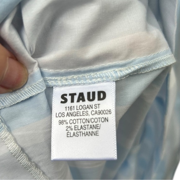 STAUD Sea Stripe Tiered Maxi Skirt - Picture 6 of 6